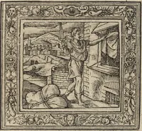 An illustration from Emblemata cvm aliqvot nvmmis antiqvi operis (1564)