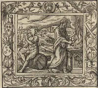 An illustration from Emblemata cvm aliqvot nvmmis antiqvi operis (1564)
