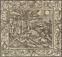 An illustration from Emblemata cvm aliqvot nvmmis antiqvi operis (1564)