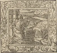 An illustration from Emblemata cvm aliqvot nvmmis antiqvi operis (1564)
