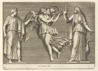 Picture 12 of 36 from Parerga atq[ue] ornamenta, ex Raphaelis Sanctij prototypis à Ioanne Nannio Vtinensi, in Vaticani Palatij Xystis : partim opere plastico, partim coloribus expressa ad veterum ornamentorum, et picturarum, quæ extabant in ruinis domus Imperat. Titi, elegantiam (1675), leaf 32
