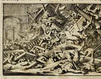 Picture 12 of 48 from Joh. Lodew. Gottfrieds Historische kronyck : vervattende een nauwkeurige en volkomene beschrijvingh der aldergedenckwaerdigste geschiedenissen des weerelds, van den aenvangh der scheppingh tot op 't jaer Christi 1576 : in een nette ordre gebragt na de verdeelingh der vier monarchien, en de bondighste jaer-rekeningh : op nieuws vertaeld na den derden vermeerderden druck, met byvoegingh van de historie der Reformatie in Duytschland : en een volkoomen bladwijser aller voornaemste saecken (1698), leaf 373