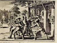 Picture 15 of 48 from Joh. Lodew. Gottfrieds Historische kronyck : vervattende een nauwkeurige en volkomene beschrijvingh der aldergedenckwaerdigste geschiedenissen des weerelds, van den aenvangh der scheppingh tot op 't jaer Christi 1576 : in een nette ordre gebragt na de verdeelingh der vier monarchien, en de bondighste jaer-rekeningh : op nieuws vertaeld na den derden vermeerderden druck, met byvoegingh van de historie der Reformatie in Duytschland : en een volkoomen bladwijser aller voornaemste saecken (1698), leaf 426