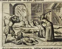 Picture 22 of 48 from Joh. Lodew. Gottfrieds Historische kronyck : vervattende een nauwkeurige en volkomene beschrijvingh der aldergedenckwaerdigste geschiedenissen des weerelds, van den aenvangh der scheppingh tot op 't jaer Christi 1576 : in een nette ordre gebragt na de verdeelingh der vier monarchien, en de bondighste jaer-rekeningh : op nieuws vertaeld na den derden vermeerderden druck, met byvoegingh van de historie der Reformatie in Duytschland : en een volkoomen bladwijser aller voornaemste saecken (1698), leaf 529
