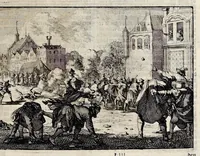 Picture 34 of 48 from Joh. Lodew. Gottfrieds Historische kronyck : vervattende een nauwkeurige en volkomene beschrijvingh der aldergedenckwaerdigste geschiedenissen des weerelds, van den aenvangh der scheppingh tot op 't jaer Christi 1576 : in een nette ordre gebragt na de verdeelingh der vier monarchien, en de bondighste jaer-rekeningh : op nieuws vertaeld na den derden vermeerderden druck, met byvoegingh van de historie der Reformatie in Duytschland : en een volkoomen bladwijser aller voornaemste saecken (1698), leaf 650
