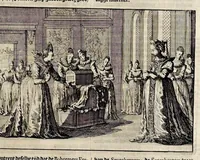 Picture 35 of 48 from Joh. Lodew. Gottfrieds Historische kronyck : vervattende een nauwkeurige en volkomene beschrijvingh der aldergedenckwaerdigste geschiedenissen des weerelds, van den aenvangh der scheppingh tot op 't jaer Christi 1576 : in een nette ordre gebragt na de verdeelingh der vier monarchien, en de bondighste jaer-rekeningh : op nieuws vertaeld na den derden vermeerderden druck, met byvoegingh van de historie der Reformatie in Duytschland : en een volkoomen bladwijser aller voornaemste saecken (1698), leaf 660