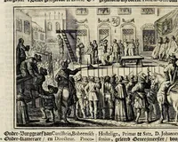 Picture 37 of 48 from Joh. Lodew. Gottfrieds Historische kronyck : vervattende een nauwkeurige en volkomene beschrijvingh der aldergedenckwaerdigste geschiedenissen des weerelds, van den aenvangh der scheppingh tot op 't jaer Christi 1576 : in een nette ordre gebragt na de verdeelingh der vier monarchien, en de bondighste jaer-rekeningh : op nieuws vertaeld na den derden vermeerderden druck, met byvoegingh van de historie der Reformatie in Duytschland : en een volkoomen bladwijser aller voornaemste saecken (1698), leaf 671
