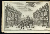 Picture 24 of 29 from Il pomo d'oro : festa teatrale rappresentata in Vienna, per l'avgvstissime nozze delle Sacre Cesaree Reali Maestà di Leopoldo, e Margherita (1668), leaf 139