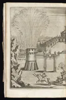 Picture 3 of 7 from Von Himmeln entzindete vnd durch allgemainen Zuruff der Erde sich himmelwerts erschwingende Frolokhungs Flammen : zur Begengnus des hochzeitlichen Beylägers beeder Khaiserlichen Maiestäten, Leopoldi des ersten, Römischen Kaisers auch zu Hungarn vnd Böham Königs, Ertzhertzogen zu Oestereich etc., vnd Margarita geborner Infantin aus Hispanien (1666), leaf 13