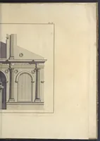 An illustration from Le Temple de malateste de Rimini : architecture de Leon Baptiste Alberti de Florence (1794)