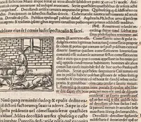 An illustration from Suetonius Tranquillus cum Philippi Beroaldi et Marci Antonii Sabellici commentariis : cum figuris nuper additis (1506)