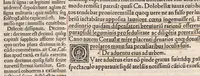An illustration from Suetonius Tranquillus cum Philippi Beroaldi et Marci Antonii Sabellici commentariis : cum figuris nuper additis (1506)