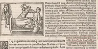 An illustration from Suetonius Tranquillus cum Philippi Beroaldi et Marci Antonii Sabellici commentariis : cum figuris nuper additis (1506)