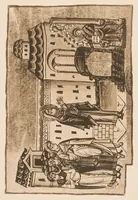 An illustration from Miniature delle omilie di Giacomo monaco (Cod. vatic. gr. 1162) e dell'Evangeliario greco urbinate (Cod. vatic. urbin. gr. 2) (1910)