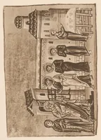An illustration from Miniature delle omilie di Giacomo monaco (Cod. vatic. gr. 1162) e dell'Evangeliario greco urbinate (Cod. vatic. urbin. gr. 2) (1910)