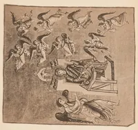 An illustration from Miniature delle omilie di Giacomo monaco (Cod. vatic. gr. 1162) e dell'Evangeliario greco urbinate (Cod. vatic. urbin. gr. 2) (1910)
