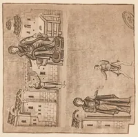 An illustration from Miniature delle omilie di Giacomo monaco (Cod. vatic. gr. 1162) e dell'Evangeliario greco urbinate (Cod. vatic. urbin. gr. 2) (1910)