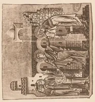 An illustration from Miniature delle omilie di Giacomo monaco (Cod. vatic. gr. 1162) e dell'Evangeliario greco urbinate (Cod. vatic. urbin. gr. 2) (1910)