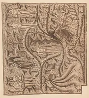 An illustration from Miniature delle omilie di Giacomo monaco (Cod. vatic. gr. 1162) e dell'Evangeliario greco urbinate (Cod. vatic. urbin. gr. 2) (1910)