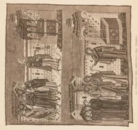 An illustration from Miniature delle omilie di Giacomo monaco (Cod. vatic. gr. 1162) e dell'Evangeliario greco urbinate (Cod. vatic. urbin. gr. 2) (1910)