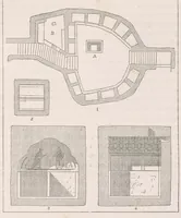 An illustration from Les catacombes de Rome; histoire de l'art et des croyances religieuses pendant les premiers siècles du christianisme (1881)