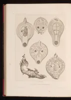 An illustration from Les catacombes de Rome; histoire de l'art et des croyances religieuses pendant les premiers siècles du christianisme (1881)