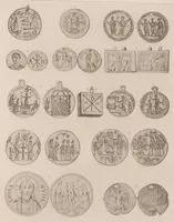 An illustration from Les catacombes de Rome; histoire de l'art et des croyances religieuses pendant les premiers siècles du christianisme (1881)