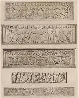 An illustration from Les catacombes de Rome; histoire de l'art et des croyances religieuses pendant les premiers siècles du christianisme (1881)