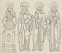 An illustration from Podlinnik ikonopisnyĭ (1903)