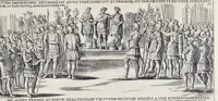 Picture 1 of 18 from Antiqvae vrbis splendor : hoc est præcipva eivsdem templa, amphitheatra, theatra, circi, navmachiæ, arcvs trivmphales, mavsolea aliaqve svmptvosiora ædificia, pompæ item trivmphalis et colossæarvm imaginvm descriptio (1630), leaf 36