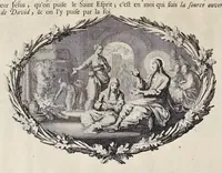 Picture 31 of 65 from Histoire du Vieux et du Nouveau Testament : enrichie de plus de quatre cens figures en taille-douce, &c (1700), leaf 149