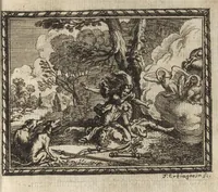 An illustration from Les Metamorphoses d'Ovide : mises en vers françois (1697)