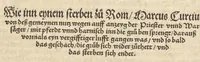 Picture 6 of 30 from Römische Historien : jetzundt mit gantzem fleiss besichtigt gebessert uñ gemert ... (1538), leaf 157