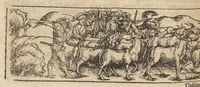 An illustration from Römische Historien : jetzundt mit gantzem fleiss besichtigt gebessert uñ gemert ... (1538)