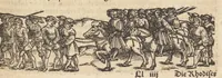 An illustration from Römische Historien : jetzundt mit gantzem fleiss besichtigt gebessert uñ gemert ... (1538)