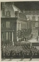 An illustration from Les divertissemens de Versailles donnez par le roy a toute sa cour au retour de la conqueste de la Franche-Comté en l'année M.DC.LXXIV (1676)