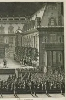 An illustration from Les divertissemens de Versailles donnez par le roy a toute sa cour au retour de la conqueste de la Franche-Comté en l'année M.DC.LXXIV (1676)