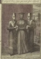An illustration from Atlas historique, ou, Nouvelle introduction a l'histoire, à la chronologie & à la géographie ancienne & moderne : représentée dans de nouvelles cartes, où l'on remarque l'établissement des etats & empires du monde, leur durée, leur chûte, & leurs differens gouvernemens : la chronologie des consuls romains, des Papes, de empereurs, des rois & des princes, &c. qui ont été depuis le commencement du monde, jusqu'à présent : et la génealogie des maisons souveraines de l'Europe. (1720)