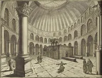 An illustration from Atlas historique, ou, Nouvelle introduction a l'histoire, à la chronologie & à la géographie ancienne & moderne : représentée dans de nouvelles cartes, où l'on remarque l'établissement des etats & empires du monde, leur durée, leur chûte, & leurs differens gouvernemens : la chronologie des consuls romains, des Papes, de empereurs, des rois & des princes, &c. qui ont été depuis le commencement du monde, jusqu'à présent : et la génealogie des maisons souveraines de l'Europe. (1720)