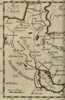 An illustration from Atlas historique, ou, Nouvelle introduction a l'histoire, à la chronologie & à la géographie ancienne & moderne : représentée dans de nouvelles cartes, où l'on remarque l'établissement des etats & empires du monde, leur durée, leur chûte, & leurs differens gouvernemens : la chronologie des consuls romains, des Papes, de empereurs, des rois & des princes, &c. qui ont été depuis le commencement du monde, jusqu'à présent : et la génealogie des maisons souveraines de l'Europe. (1720)