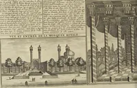 An illustration from Atlas historique, ou, Nouvelle introduction a l'histoire, à la chronologie & à la géographie ancienne & moderne : représentée dans de nouvelles cartes, où l'on remarque l'établissement des etats & empires du monde, leur durée, leur chûte, & leurs differens gouvernemens : la chronologie des consuls romains, des Papes, de empereurs, des rois & des princes, &c. qui ont été depuis le commencement du monde, jusqu'à présent : et la génealogie des maisons souveraines de l'Europe. (1720)