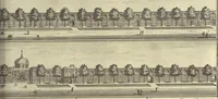 An illustration from Atlas historique, ou, Nouvelle introduction a l'histoire, à la chronologie & à la géographie ancienne & moderne : représentée dans de nouvelles cartes, où l'on remarque l'établissement des etats & empires du monde, leur durée, leur chûte, & leurs differens gouvernemens : la chronologie des consuls romains, des Papes, de empereurs, des rois & des princes, &c. qui ont été depuis le commencement du monde, jusqu'à présent : et la génealogie des maisons souveraines de l'Europe. (1720)