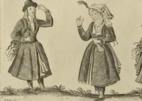 An illustration from Atlas historique, ou, Nouvelle introduction a l'histoire, à la chronologie & à la géographie ancienne & moderne : représentée dans de nouvelles cartes, où l'on remarque l'établissement des etats & empires du monde, leur durée, leur chûte, & leurs differens gouvernemens : la chronologie des consuls romains, des Papes, de empereurs, des rois & des princes, &c. qui ont été depuis le commencement du monde, jusqu'à présent : et la génealogie des maisons souveraines de l'Europe. (1720)