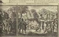 An illustration from Atlas historique, ou, Nouvelle introduction a l'histoire, à la chronologie & à la géographie ancienne & moderne : représentée dans de nouvelles cartes, où l'on remarque l'établissement des etats & empires du monde, leur durée, leur chûte, & leurs differens gouvernemens : la chronologie des consuls romains, des Papes, de empereurs, des rois & des princes, &c. qui ont été depuis le commencement du monde, jusqu'à présent : et la génealogie des maisons souveraines de l'Europe. (1720)