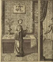 An illustration from Atlas historique, ou, Nouvelle introduction a l'histoire, à la chronologie & à la géographie ancienne & moderne : représentée dans de nouvelles cartes, où l'on remarque l'établissement des etats & empires du monde, leur durée, leur chûte, & leurs differens gouvernemens : la chronologie des consuls romains, des Papes, de empereurs, des rois & des princes, &c. qui ont été depuis le commencement du monde, jusqu'à présent : et la génealogie des maisons souveraines de l'Europe. (1720)