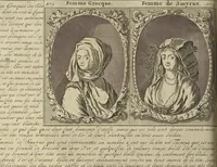 An illustration from Atlas historique, ou, Nouvelle introduction a l'histoire, à la chronologie & à la géographie ancienne & moderne : représentée dans de nouvelles cartes, où l'on remarque l'établissement des etats & empires du monde, leur durée, leur chûte, & leurs differens gouvernemens : la chronologie des consuls romains, des Papes, de empereurs, des rois & des princes, &c. qui ont été depuis le commencement du monde, jusqu'à présent : et la génealogie des maisons souveraines de l'Europe. (1720)
