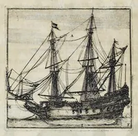 An illustration from Athanasii Kircheri è Soc. Jesu Arca Noë, in tres libros digesta : quorum I, De rebus quae ante diluvium : II, De iis, quae ipso diluvio ejusque duratione : III, De iis, quae post diluvium a Noëmo gesta sunt : quae omnia novâ methodo, nec non summa argumentorum varietate, explicantur & demonstrantur (1675)