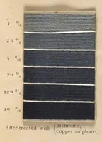 Picture 1 of 7 from The Katigen colours of the Farbenfabriken vorm. Friedr. Bayer & Co., Elberfeld : and their application in the various branches of the textile industries (1902), leaf 22