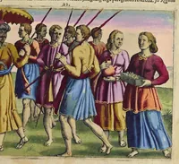 Picture 14 of 35 from Rerum et urbis Amstelodamensium historia. : In qua Hollandiæ primum atque inde Amstelandiæ, oppidiq[ue], natales ... additis suo loco tabulis æri incisis, ad hæc usque tempora, observata annorum serie accuratè omnia deducuntur. (1611), leaf 176