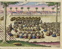 Picture 17 of 35 from Rerum et urbis Amstelodamensium historia. : In qua Hollandiæ primum atque inde Amstelandiæ, oppidiq[ue], natales ... additis suo loco tabulis æri incisis, ad hæc usque tempora, observata annorum serie accuratè omnia deducuntur. (1611), leaf 200
